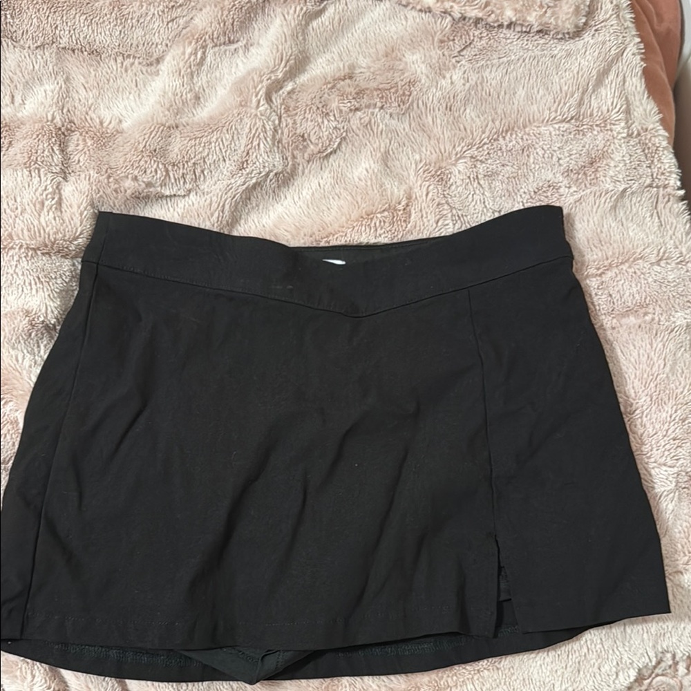GARAGE Black mini Skort